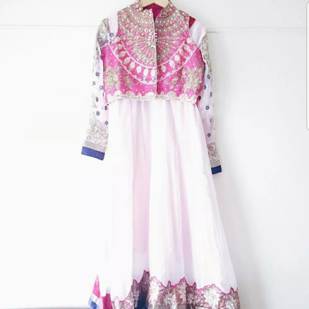 Fancy Indian Salwar Kameez Dress W/ Vest